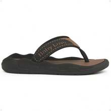 Children's Flip Flops Sandal Boys' Anatomical Comfortable Soft Lightweight Everyday New Release - 鏽棕色 - 查看 3