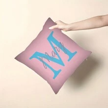 1 pieza Almohada personalizada, almohada personalizada con tu nombre, regalo de cumpleaños, regalo para compañero de clase, familia y amigo, para dormitorio, oficina, cama, sofá, sofá, sillón.