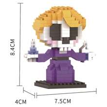 Nano Bausteine Kürbiskopf Hexe Vogelscheuche Schädel Halloween Bausteine, DIY Handgefertigt Zusammenbaumodell, süße Blöcke, Neujahrgeschenk