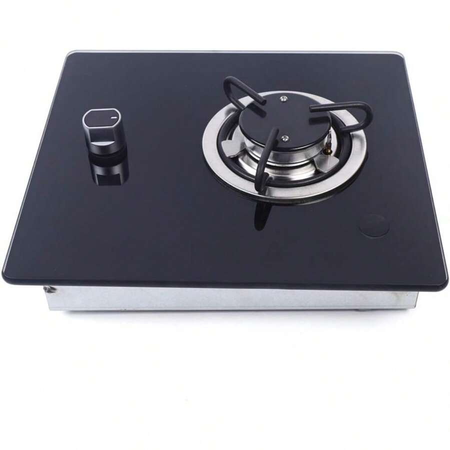 CNCEST Boat Caravan RV Gas Cooktop GRB001, RV Cooktop Stove, One