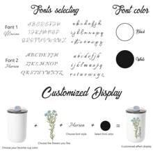 Personalized Skinny 10oz Tumbler, Custom Coffee Cup, Coffee Mug With Lid, Bridesmaid Tumbler, Bachelorette Party, Wedding Party Water Glass Gifts, Custom Bridal Cups, Stainless Coffee Cup, Multi-Functional, Modern, Custom, Personalized, Unique, Ideal Gifts For Him, Ideal Gifts For Her, Boyfriend, Dad, Girlfriend, Mom, Family, Friends, Tea Room, Home, Garden, Office, For Anniversaries, For Valentine's Day, For Mother's Day, For Birthdays, For Father's Day, For Graduation, For Weddings, For Housewarming,Home Refresh,Chic Design - Multicolor - View 9