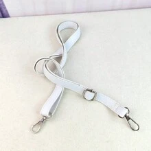 细肩带、小号斜挎包带、钱包带、小号包带配件、DIY 包带、多功能小包带、女士包带、手提包配件 - 白色 - 查看 9