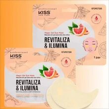 Kiss New York Eye Mask Kit With 2 Revitalizes And Brightens - 白色 - 查看 3
