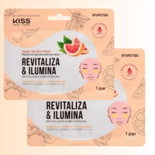 Kiss New York Eye Mask Kit With 2 Revitalizes And Brightens - 白色 - 查看 2