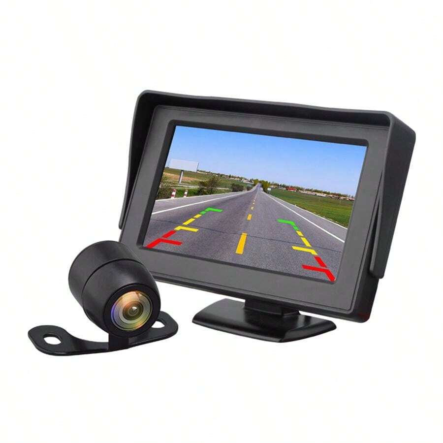 9" Split Monitor + RÜCKFAHRSYSTEM Mit 4 X Rückfahrkamera Für