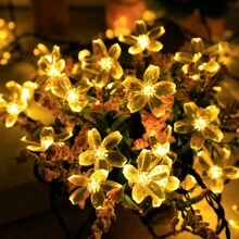 1 Đèn dây hoa anh đào LED, 1,5m/3m/6m/10m, 10LED/20LED/40LED/80LED, Đèn LED trang trí cây anh đào treo tường DIY, Đèn trang trí Giáng sinh Phục sinh cho vườn phòng ngủ lớp học, Đèn trang trí Giáng sinh, Đèn mới lạ cho nhà phòng ngủ vườn tiệc cưới - ánh sáng đa sắc - Xem 13