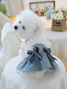 1 件宠物服装，可爱狗狗和猫咪连衣裙，小型犬和幼犬节日沙滩装