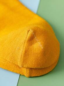 6双装男士袜子四季多色字母刺绣吸汗透气个性时尚休闲中筒袜 - 彩色 - 查看 10