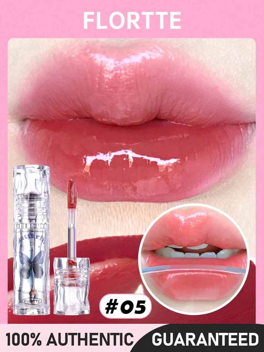 FLORTTE Hermelia 系列唇彩，2.6g - 05#自由 - 查看 1