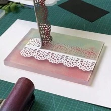 Gelli Plate With Brayer For Monoprinting Mixed Media Arts And Crafts Resin Gel Printing Printmaking For Cardmaking - Clear - View 7