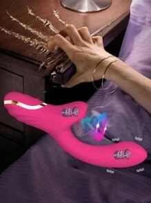 2 en 1 Vibrador clitoriano, juguetes sexuales para mujeres, estimulador oral del clítoris y del punto G, masturbación vaginal, para adultos mayores de 18 años