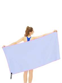 Multiple Sizes Soft, Breathable, Sweat-Absorbent, Quick-Drying Towel Made Of Microfiber, Suitable For Outdoor Activities Such As Beaches, Yoga, Running, And Traveling Camping Stuff Beach Essentials, Beach Towel