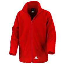 Result Core Childrens/Kids Fleece Jacket - 100% Polyester - 200gsm - (RW9322) - Red - View 1