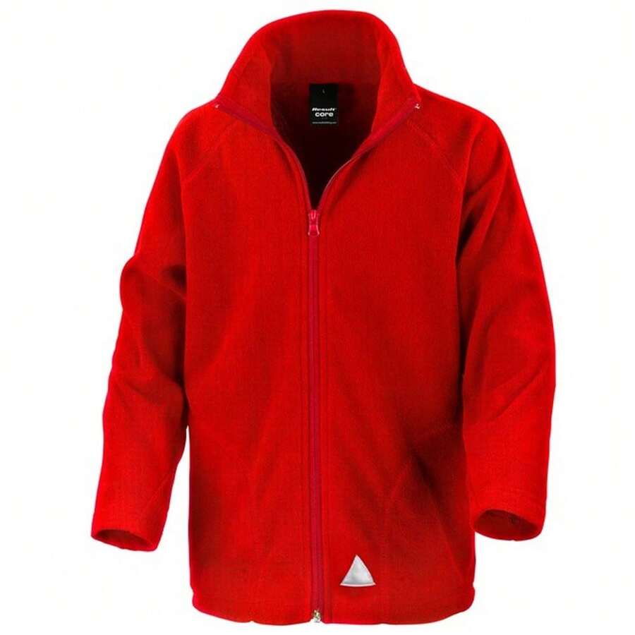 Result Core Childrens/Kids Fleece Jacket - 100% Polyester - 200gsm - (RW9322) - Red - View 1