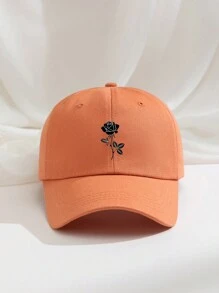 1 chiếc mũ bóng chày in hoa hồng, mũ chơi golf thoáng khí có thể điều chỉnh dành cho nữ, mũ chống nắng vành cong thời trang mùa hè cho cả nam và nữ ngày lễ tình nhân - in - Xem 6