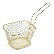 1PC Chips Square Mesh Frying Basket Stainless Steel French Fry Chips Net Strainer Kitchen Cooking Oil Filter - 1 - View 7