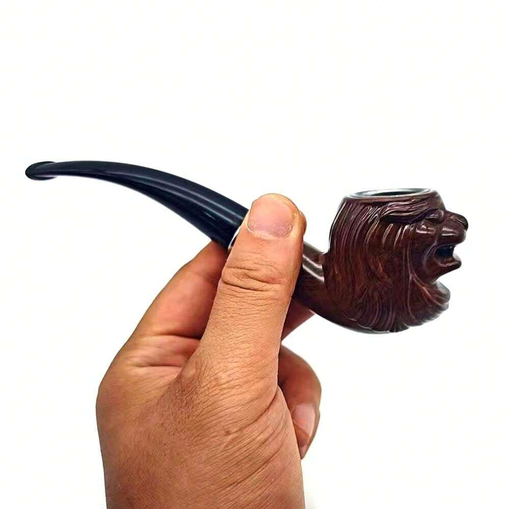 Assorted Shapes Brown Resin Tobacco Pipe, Smoking Accessories SHEIN EUR