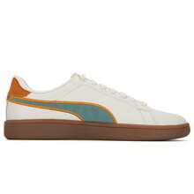 Puma Adult Smash 3.0 Low Top Leather Casual Sneakers, Suitable For Narrow Feet, Order 0.5 Size Down