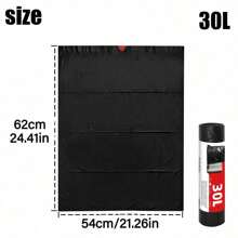 2 Rolls Of 30/60/100L Multi-Purpose Garbage Bags For Kitchen Household Large Drawstring Garbage Bags Bathroom Garbage Bags Disposable Garbage Bags Bagged Kitchen Storage Garbage Bags Suitable For Bathroom Kitchen Office Restaurant Living Room Room Cleaning Supplies,Kitchen,Bathroom,Home,Household Suppliers