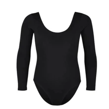 Children's Ballet Long Sleeve Leotard - Ballet - màu đen - Xem 2