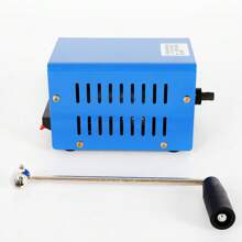 Manual Hand Crank Generator USB Charger Outdoor Camping Generator Portable 20W - Blue - View 5