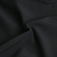 Adidas 女士休闲裤，紧身款，三条纹设计，锥形裤腿，透气运动裤，跑步长裤 - 黑與白 - 查看 4