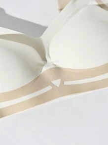 yalisi 4 chiếc áo ngực không gọng màu tối giản dành cho nữ - Nhiều màu - Xem 5