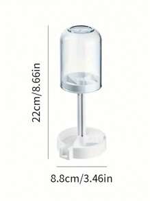 1pc Toothbrush Holder With Dustproof Cover, Drainage Design, Multifunctional Plastic Bathroom Toothbrush And Cup Organizer, Home Essential - Multicolor - View 11