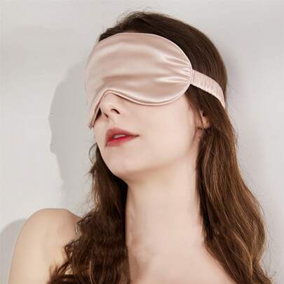 5pcs Mulberry Silk Sleep Eye Mask, Double-Sided Silk-Like Texture, Portable Travel Sleep Mask, Blocks Light For Sleeping, Soft & Comfortable For All Skin Types, Breathable & Smooth, Protects Delicate Eyelids & Lashes, Suitable For Travel, Yoga Napping, Flexible Strap For Comfortable Fit, In-Flight Eye Mask