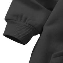 CHILDREN'S Plain Kangaroo Sweatshirt Without Print, Male And Female, UNISEX, Sizes 2 To 16