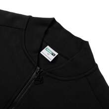 Puma T7 MX 运动夹克 男士时尚宽松运动休闲撞色拉链针织夹克 - 黑色 - 查看 3