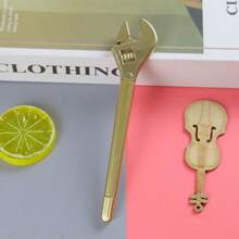 Creative Stationery Metal Wrench Ballpoint Pen, Novelty Gift Pen, Plastic Wrench Ballpoint Pen, Office Stationery, Unique Metal Tool Pen, Student Gift - Multicolor - View 23