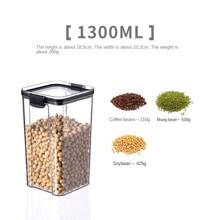 Hũ kín 5 hạt, Hũ đựng đồ ăn nhẹ trong bếp, Đồ dùng đựng đồ ăn trong bếp, Trang trí phòng, Thích hợp cho nhà bếp, Nhà hàng, Tiệc tùng, Tụ họp, Quà tặng cho bạn bè, Quà tặng gia đình, Quà tặng trang trí Giáng sinh, Tiệc Giáng sinh - trong suốt - Xem 9