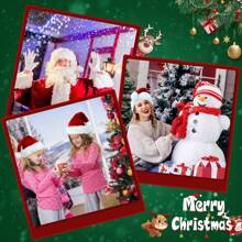 圣诞老人服装套装，配有帽子和胡须 - 非常适合圣诞节派对 - 彩色 - 查看 5