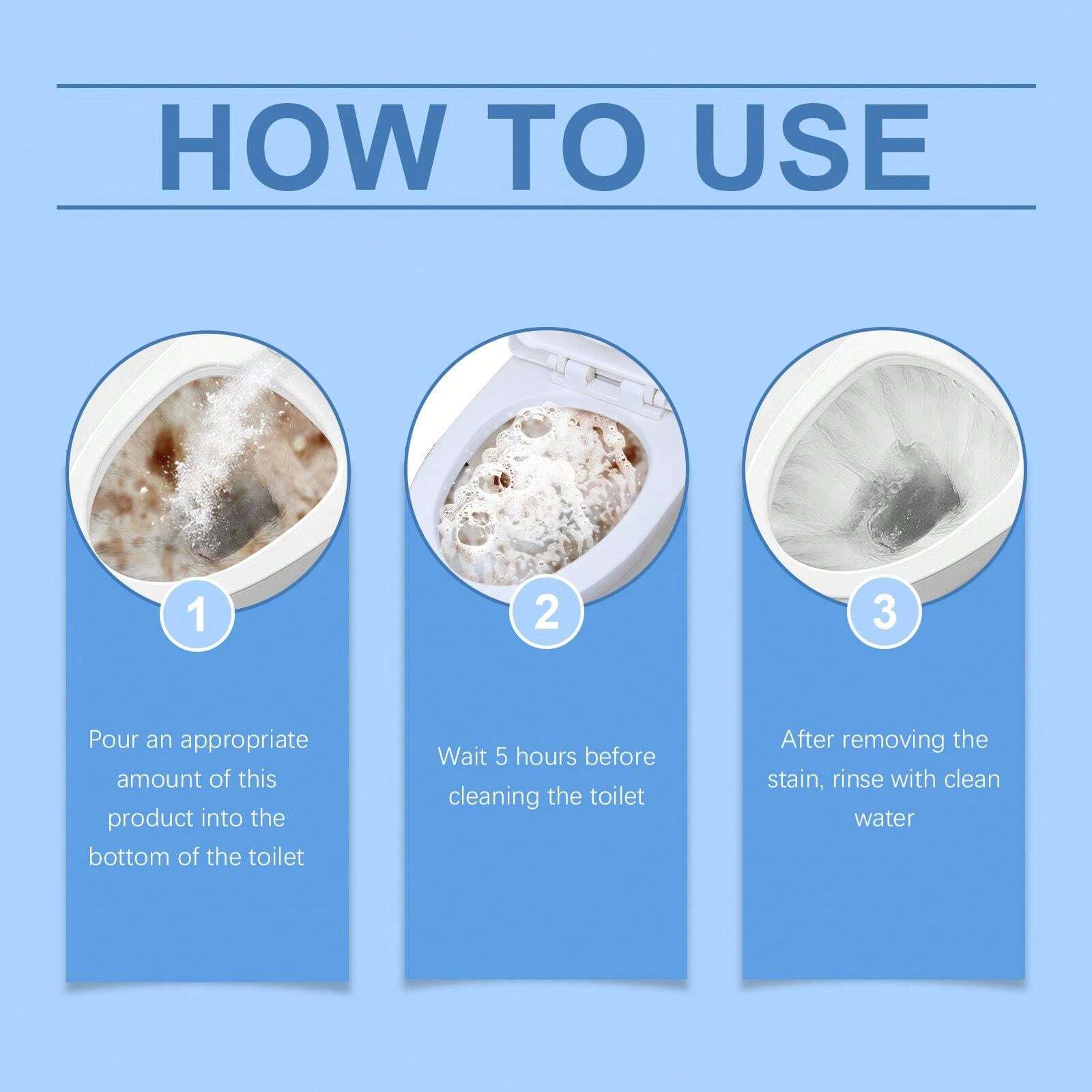 Toilet Foam Cleaning Powder For Easy Decontamination Keep The Hygiene