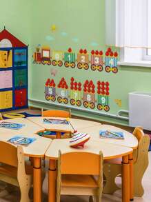 1 Bộ số, tàu hỏa, mặt trời, đám mây, bướm dán tường cho phòng khách, trang trí phòng ngủ, nhãn dán, nhãn dán tường, nhãn dán vinyl để trang trí nhà cửa, vật dụng trang trí mùa xuân làm mới ngôi nhà của bạn, nhãn dán trang trí Rama quà tặng sinh nhật tốt nghiệp - Nhiều màu - Xem 15