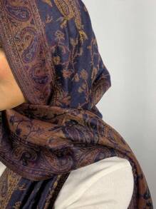 1 chiếc khăn quàng cổ nữ, băng đô tua rua phong cách Bohemian, khăn trùm đầu họa tiết Paisley cổ điển thời trang, khăn choàng chống nắng thanh lịch, thích hợp cho sử dụng hàng ngày và làm quà tặng ngày lễ. - Ái Thanh - Xem 4