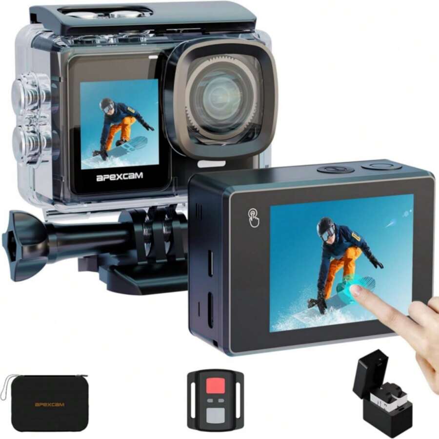 Sports & Action Video Camera - màu đen - Xem 1
