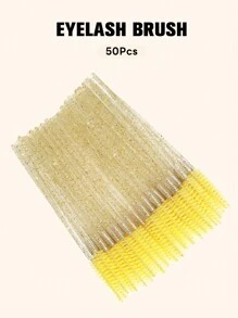 Pincel Descartável Transparente Preto para Alongamento de Cílios, Pincel de Maquiagem para Cílios, Pincel Cosmético para Cílios, 20/50/100/200/300/400/450 peças