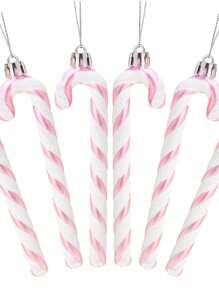 6/12 cái-Đồ trang trí kẹo Giáng sinh, Đồ trang trí cây thông Noel hình cây gậy lấp lánh màu hồng, Mặt dây chuyền hình cây gậy nhựa trang trí ngày lễ 5,5 inch, Mặt dây chuyền hình cây gậy kẹo để trang trí cây thông Noel, Đồ trang trí treo cây thông Noel, Đồ trang trí nhà Giáng sinh Quà tặng Giáng sinh, Đồ dùng cho tiệc Lễ Tạ ơn, Đồ dùng cho tiệc năm mới, Đồ dùng cho tiệc tại nhà - Nhiều màu - Xem 2
