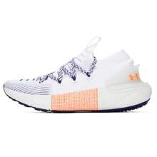 Under Armour 女款 HOVR Phantom 3 缓冲、耐用运动鞋，透气舒适，适合休闲跑步。建议订购大 0.5 码或大 1 码 - 白色/橙色 - 查看 2