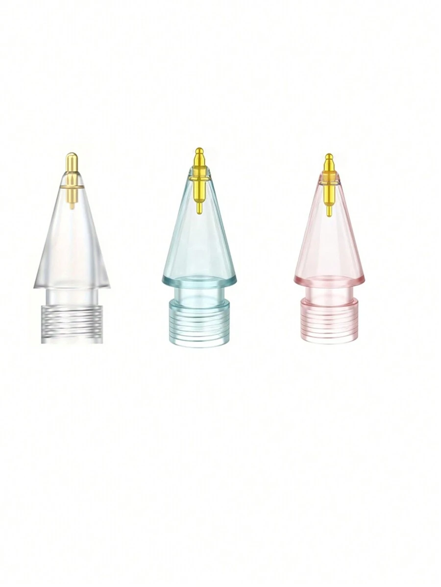 3 包尖头替换笔尖兼容 Apple Pencil 1 代和 2 代、Apple Pencil 1 代、笔尖兼容 Apple Pencil USB-C Apple Pencil iPad Pro Pencil 1 代和 2 代 - 彩色 - 查看 1