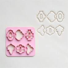 Geometric Hollow Earring DIY Mold, Soft Clay Earring Mold, Personalized Earring Gift