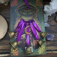 1PC Witch Bells Protection Door Hanger Hanging Witch Wiccan Decor Tree Wind Chimes Wiccan Decor Witchcraft Supplies Witches Bells For Door For Protection - Witch Bells - View 9
