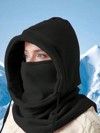 1PC Stylish Warm Hat Winter Men's And Women's Hat Hot Polarity Balaclava Hooded Neck Warm Trekking Face Cap Soft Snood