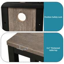 Corner TV Stand With Mount & Power Outlets & LED Lights For 32 To 70 Inch TVs - 灰色 - 查看 7