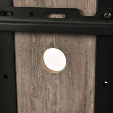 Corner TV Stand With Mount & Power Outlets & LED Lights For 32 To 70 Inch TVs - 灰色 - 查看 8