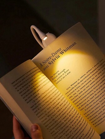 Book Lights For Reading At Night In Bed, 24 Hours Runtime LED Book Light Rechargeable, 3 Color Temperatures, Lightweight Reading Lights For Books In Bed