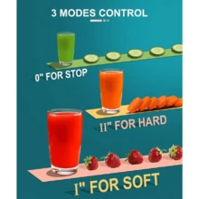 Juicer Machine, 600W Juicer With 3.5 WideChute For Whole Fruits And Veg, Juice Extractorwith 3 Speeds,,Easy To Clean, CompactCentrifugal Juicer Anti-Drip - 黑色 - 查看 6