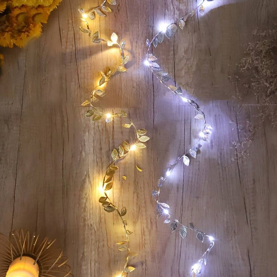 1 cái 2M/78.74 Inch 20 Đèn dây leo lá vàng/bạc mô phỏng, Đèn LED cổ tích, Lý tưởng cho phòng, nhà, phòng khách, bàn, tường, cửa, trong nhà, sinh nhật, tiệc tùng, ngày lễ, đám cưới, Giáng sinh, cây thông Noel, năm mới, trang trí lễ hội (không bao gồm pin), trang trí phòng trang trí giáng sinh đèn giáng sinh trang trí phòng ngủ trang trí nhà trang trí tiệc trang trí ngày lễ lễ hội quà tặng lễ tạ ơn trang trí cây thông Noel đồ trang trí trang trí halloween trang trí giáng sinh lễ tạ ơn đám cưới trang trí nhà trang trí nhà trang trí mùa thu trang trí mùa thu trang trí sinh nhật làm quà tặng đồ dùng cho bữa tiệc trong nhà trang trí lễ hội trang trí tường đồ trang trí halloween trang trí giáng sinh trang trí christmas trang trí christmas cây thông Noel quà tặng trang trí lễ tạ ơn đám cưới trang trí nhà trang trí nhà trang trí mùa thu trang trí mùa thu trang trí sinh nhật làm quà tặng đồ dùng cho bữa tiệc trong nhà ngoài trời vườn trang trí lễ hội ngày lễ trang trí halloween trang trí tường đ